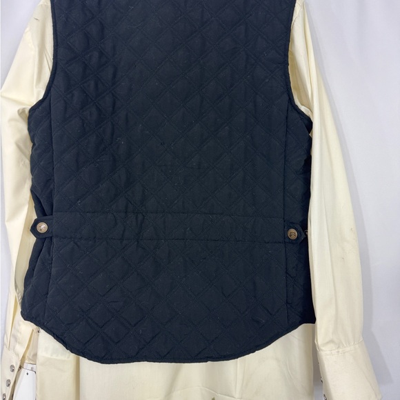 Riding Sport Equestrian Black Quilted Vest - Picture 6 of 14